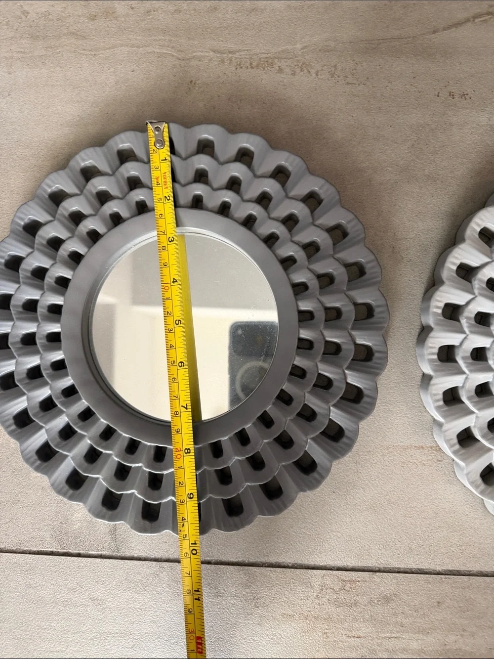 Decorative Round Wall Mirror Set